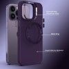 TPU чохол Bonbon Metal Style with MagSafe для Apple iPhone 14 Pro Max (6.7'') Фіолетовий (47403)