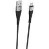 Дата кабель Borofone BX32 Munificent USB to MicroUSB (1m) Чорний (40993)