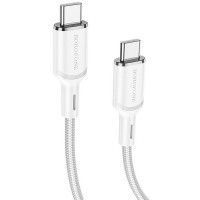 Дата кабель Borofone BX90 Cyber USB to Type-C (1m) Білий (41021)