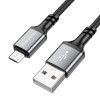 Дата кабель Borofone BX83 Famous USB to Micro-USB Чорний (41025)