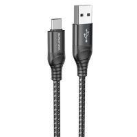 Дата кабель Borofone BX56 Delightful USB to Type-C (1m) Чорний (41033)