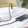 Дата кабель Borofone BX56 Delightful USB to Type-C (1m) Чорний (41033)