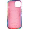 Шкіряний чохол Colour Splash для Apple iPhone 12 Pro / 12 (6.1'') Голубой (39081)