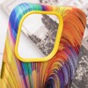 Шкіряний чохол Colour Splash для Apple iPhone 13 Pro Max (6.7'') Помаранчевий (39101)