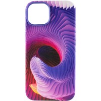 Шкіряний чохол Colour Splash для Apple iPhone 14 Plus (6.7'') Рожевий (39112)