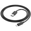 Дата кабель Hoco X88 Gratified USB to Micro-USB (1m) Чорний (41048)