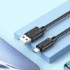 Дата кабель Hoco X88 Gratified USB to Micro-USB (1m) Черный (41048)