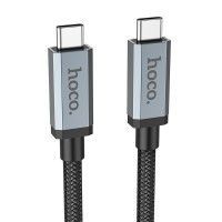 Дата кабель Hoco US06 Type-C to Type-C 100W USB3.2 20Gbps (2m) Черный (41061)