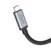 Дата кабель Hoco US06 Type-C to Type-C 100W USB3.2 20Gbps (1m) Чорний (41062)