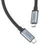 Дата кабель Hoco US06 Type-C to Type-C 100W USB3.2 20Gbps (1m) Чорний (41062)