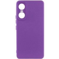 Чохол Silicone Cover Lakshmi Full Camera (A) для Tecno Pop 6 Pro Фіолетовий (41113)