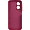 Чохол Silicone Cover Lakshmi Full Camera (A) для Oppo A17 Бордовий (41091)