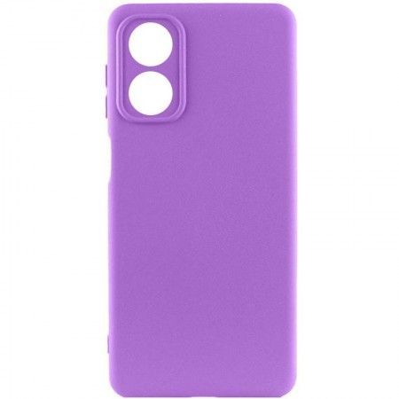 Чохол Silicone Cover Lakshmi Full Camera (A) для Oppo A17 Фиолетовый (41097)