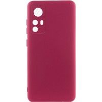 Чохол Silicone Cover Lakshmi Full Camera (A) для Xiaomi Redmi Note 12S Бордовий (39419)