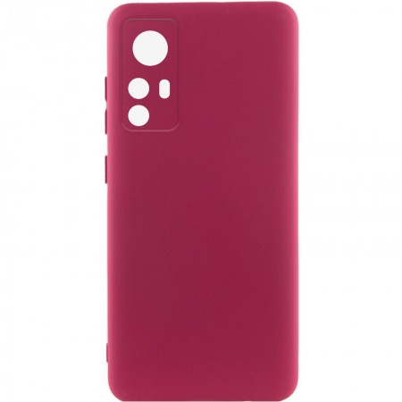 Чохол Silicone Cover Lakshmi Full Camera (A) для Xiaomi Redmi Note 12S Бордовый (39419)