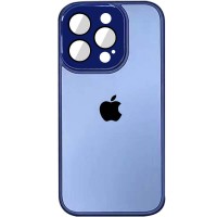 Чохол TPU+Glass Sapphire Midnight для Apple iPhone 14 Pro Max (6.7'') Синий (39512)