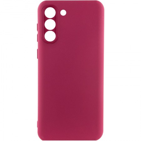 Чохол Silicone Cover Lakshmi Full Camera (AAA) для Samsung Galaxy S23+ Бордовий (39607)