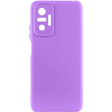 Чохол Silicone Cover Lakshmi Full Camera (AAA) для Xiaomi Redmi Note 10 Pro / 10 Pro Max Фиолетовый (39696)