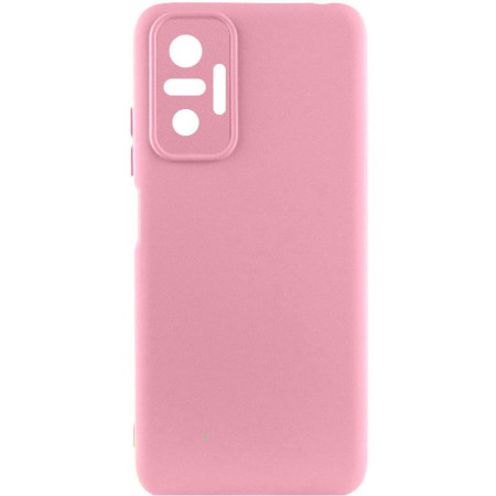Чохол Silicone Cover Lakshmi Full Camera (AAA) для Xiaomi Redmi Note 10 Pro / 10 Pro Max Рожевий (42483)