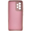 Чохол Silicone Cover Lakshmi Full Camera (AAA) для Samsung Galaxy A73 5G Розовый (39701)