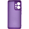 Чохол Silicone Cover Lakshmi Full Camera (AAA) для Xiaomi Redmi Note 12 4G Фиолетовый (39738)