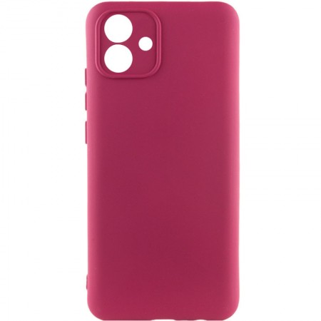 Чохол Silicone Cover Lakshmi Full Camera (AAA) для Samsung Galaxy A04e Бордовый (39762)