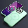 TPU+PC чохол Metal Buttons with MagSafe Colorful для Apple iPhone 14 Pro (6.1'') М'ятний (41167)