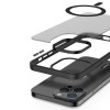 TPU+PC чохол Metal Buttons with MagSafe Colorful для Apple iPhone 14 Pro Max (6.7'') Чорний (39832)