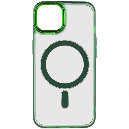 Чохол TPU Iris with MagSafe для Apple iPhone 12 Pro / 12 (6.1'') Зелёный (40231)