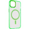 Чохол TPU Iris with MagSafe для Apple iPhone 12 Pro / 12 (6.1'') Салатовый (40235)