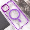 Чохол TPU Iris with MagSafe для Apple iPhone 12 Pro / 12 (6.1'') Фиолетовый (40237)