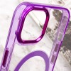 Чохол TPU Iris with MagSafe для Apple iPhone 12 Pro / 12 (6.1'') Фиолетовый (40237)
