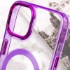 Чохол TPU Iris with MagSafe для Apple iPhone 12 Pro / 12 (6.1'') Фіолетовий (40237)