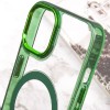 Чохол TPU Iris with MagSafe для Apple iPhone 13 (6.1'') Зелёный (40251)