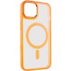 Чохол TPU Iris with MagSafe для Apple iPhone 13 (6.1'') Оранжевый (40253)
