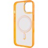 Чохол TPU Iris with MagSafe для Apple iPhone 13 (6.1'') Оранжевый (40253)