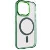 Чохол TPU Iris with MagSafe для Apple iPhone 13 Pro (6.1'') Зелёный (40261)