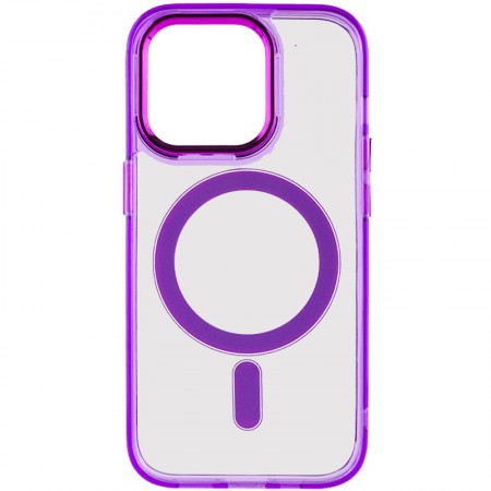 Чохол TPU Iris with MagSafe для Apple iPhone 13 Pro (6.1'') Фіолетовий (40267)