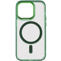 Чохол TPU Iris with MagSafe для Apple iPhone 13 Pro Max (6.7'') Зелёный (40271)