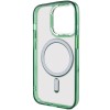 Чохол TPU Iris with MagSafe для Apple iPhone 14 Pro (6.1'') Зелёный (40291)