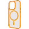 Чохол TPU Iris with MagSafe для Apple iPhone 14 Pro (6.1'') Оранжевый (40293)
