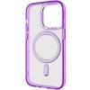 Чохол TPU Iris with MagSafe для Apple iPhone 14 Pro Max (6.7'') Фиолетовый (40307)