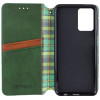 Шкіряний чохол книжка GETMAN Cubic (PU) для Xiaomi Poco F5 Pro Зелёный (43264)