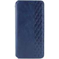 Шкіряний чохол книжка GETMAN Cubic (PU) для Xiaomi Redmi Note 12S Синий (40325)