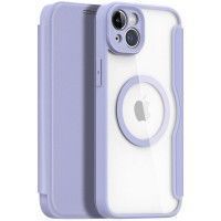 Чохол-книжка Dux Ducis Skin X Pro with MagSafe для Apple iPhone 14 / 13 (6.1'') Пурпурний (41173)