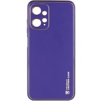 Шкіряний чохол Xshield для Xiaomi Redmi Note 12 4G Фиолетовый (40381)