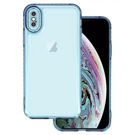 Чохол TPU Starfall Clear для Apple iPhone X / XS (5.8'') Голубой (40405)