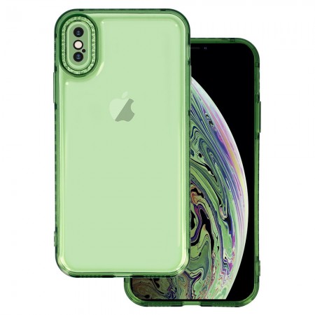 Чохол TPU Starfall Clear для Apple iPhone X / XS (5.8'') Зелёный (40406)