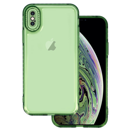 Чохол TPU Starfall Clear для Apple iPhone XS Max (6.5'') Зелений (40410)