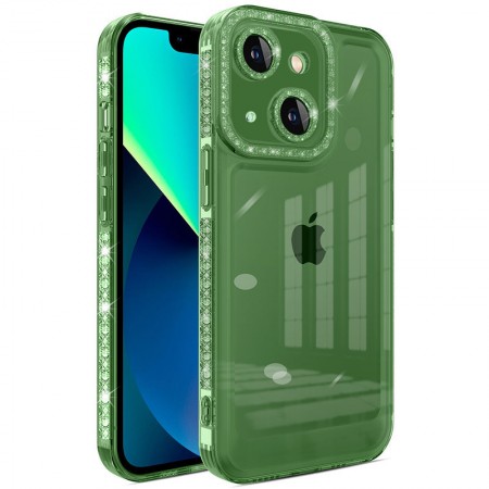 Чохол TPU Starfall Clear для Apple iPhone 13 (6.1'') Зелёный (40412)